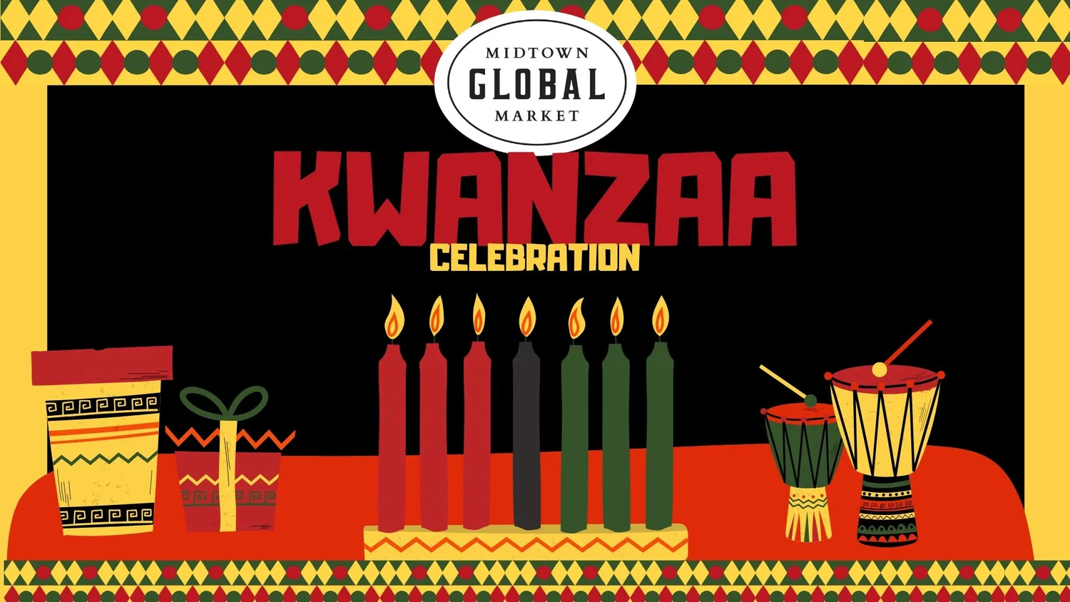 Kwanzaa celebration graphic