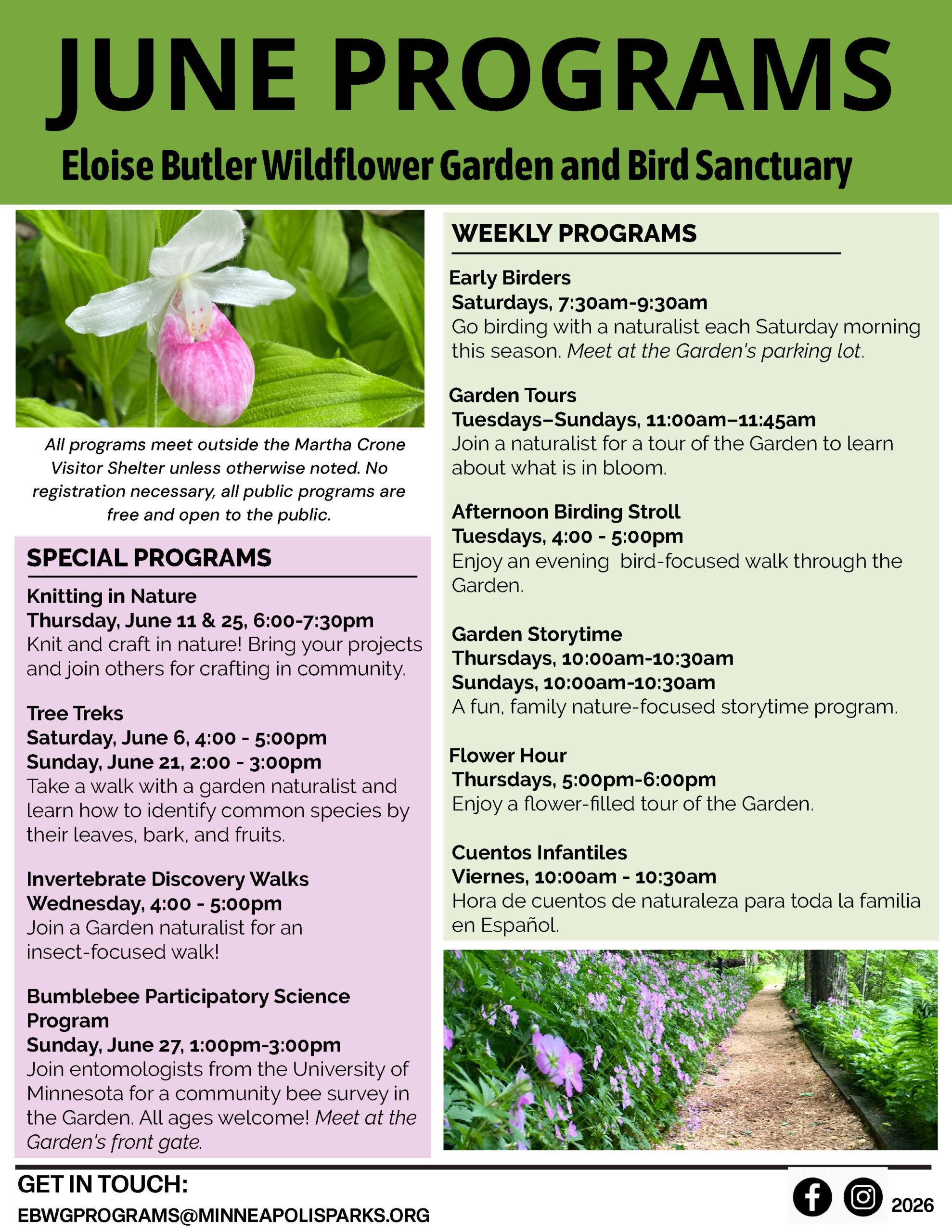 Thursday Evening at Eloise Butler Wildflower Garden