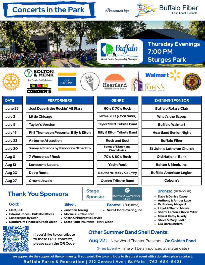 Buffalo Concerts In the Park