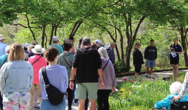 People on a plant walk