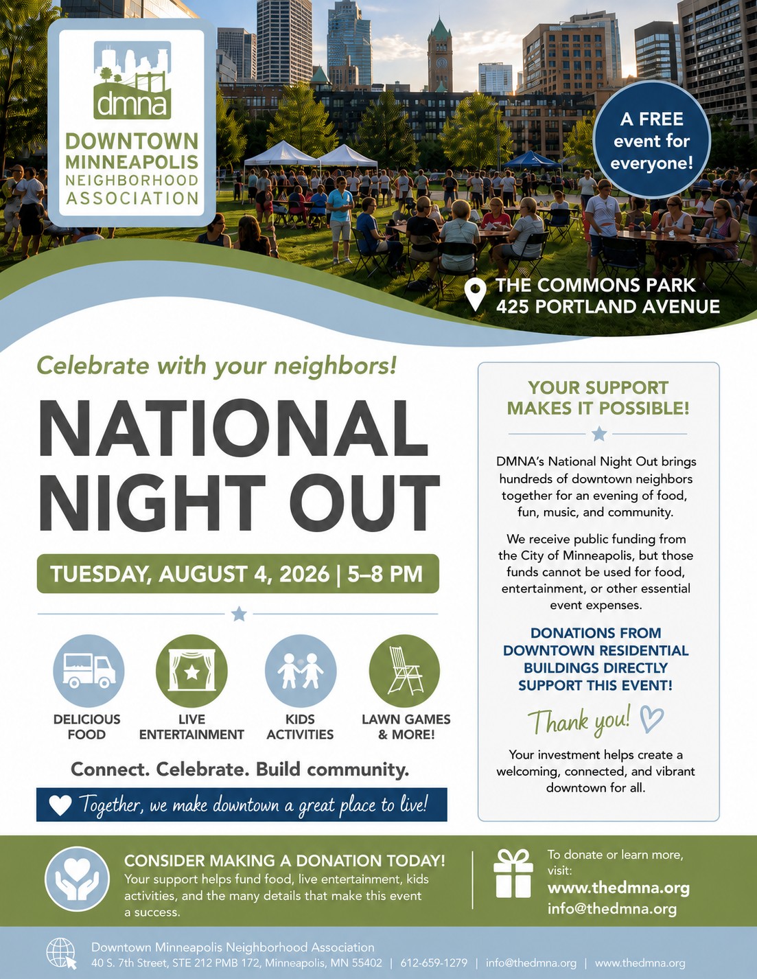 Downtown Minneapolis National Night Out